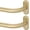 Gold, variant on 2 Pack Black Wrap Around Curtain Rod, Heavy Duty Blackout Curtain Rods for Windows 28 to 48 Inch, 1 Inch Adjustable Room Darkening Window Treatment Rods for Bedroom, Living Room, Sliding Door