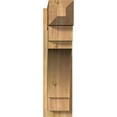 thumbnail image 2 of Ekena Millwork 8"W x 30"D x 30"H Merced Rough Sawn Craftsman Outlooker, Western Red Cedar, 2 of 4