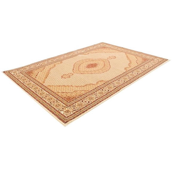 10 x 13 ft. Oriental Non Skid Area Rug, Cream