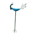 thumbnail image 3 of Baño de pájaros de para exteriores, cuenco de baño para pájaros, comedero y bebedero de metal de pie para patio, césped, decoración, adorno, 3 of 8