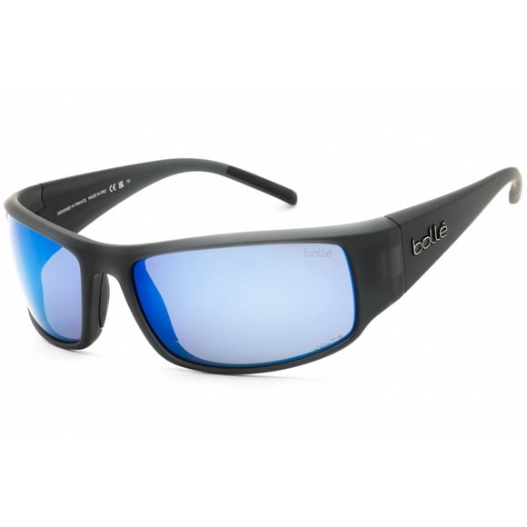 Bolle King BS026003 Men's Matte Black Crystal Full Rim Sunglasses