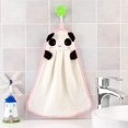 thumbnail image 5 of Juego de 4 toallas de microfibra con forma de animales para niños, toallas absorbentes para cocina y baño, 5 of 5