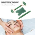 thumbnail image 4 of Gua Sha Scraping Roller, Wrinkle Removal Trigger Point Reduce Spot Physical Jadestone Face Roller  for Back Green,White, 4 of 7