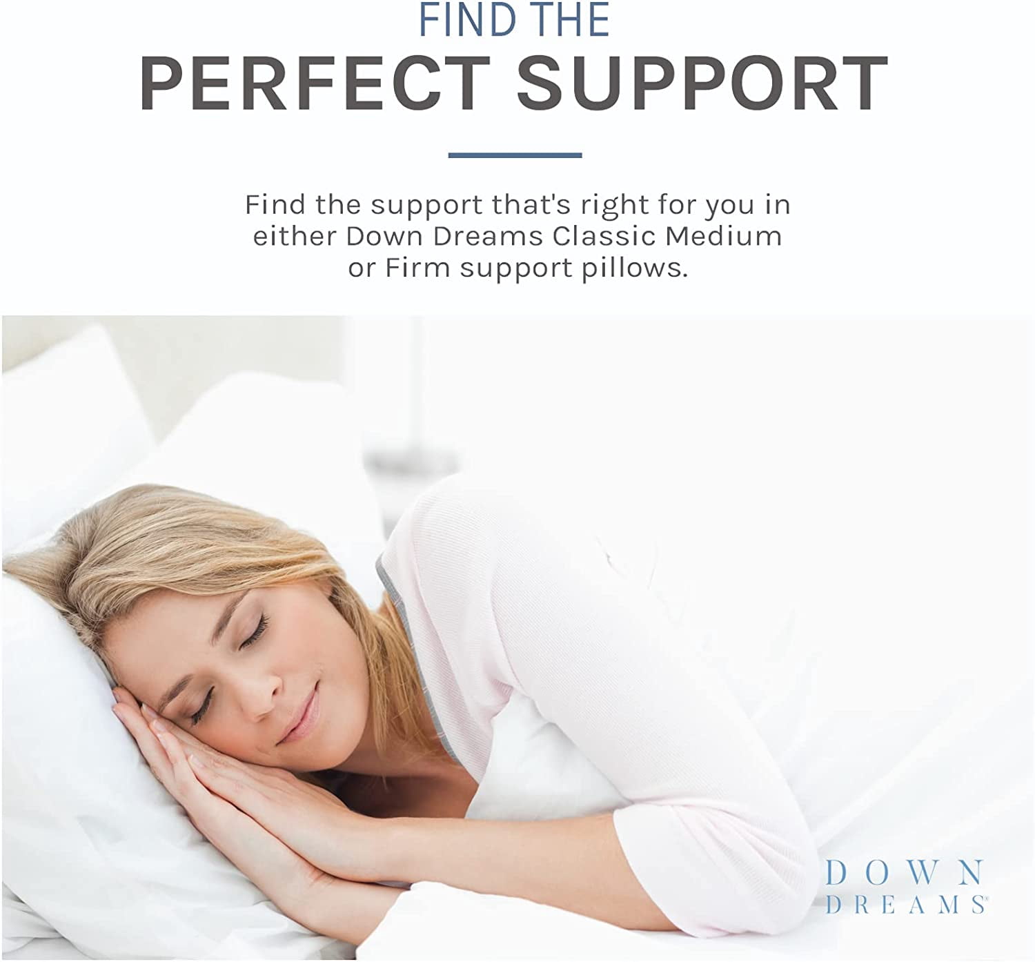 Down Dreams Classic Queen Pillow