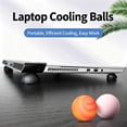 thumbnail image 4 of 4 Pack Spherical Silicone Laptop Cooling Feet Portable Anti Slip Notebook Elevator Stand Heat Dissipation Pad, 4 of 8