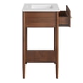 thumbnail image 6 of Modway Zaire 30" Bathroom Vanity in Walnut White, 6 of 10