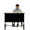thumbnail image 2 of Bouncyband Chair Band for Extra-Wide School Desks, Black Tubes, 2 of 2