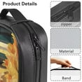 thumbnail image 6 of FKELYI Abstract Forest Elk Deer Print Faux Leather Bible Cover Church Bible Bag with Handle & Zipper Pocket Book Cover Carrying Case Scripture Protector for Prayer, 6 of 6