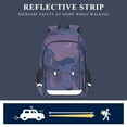 thumbnail image 5 of FORMRS Unisex School Backpack 17" Student Travel Bag with Laptop Compartment, Cat Walking in Street, 5 of 7