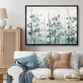 thumbnail image 2 of Designart "Tranquility of Grey and Green Bamboo I" Extra Large People Framed Wall Art - Global Green China Art Entryway Framed Wall Art, 2 of 7