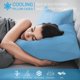 thumbnail image 3 of Cooling Pillow Cases, Arc-Chill Q-max>0.5 Cool Pillowcases for Hot Sleepers, Soft Silky 20" x 30" Summer Pillow Cover with Zipper (Blue, Standard & Queen Size), 3 of 5