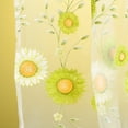 thumbnail image 3 of Cortina decorativa estilo granja para ventana de sala de estar, pantalla con estampado de girasoles inspirados en la naturaleza Sunflower Bliss, 3 of 4