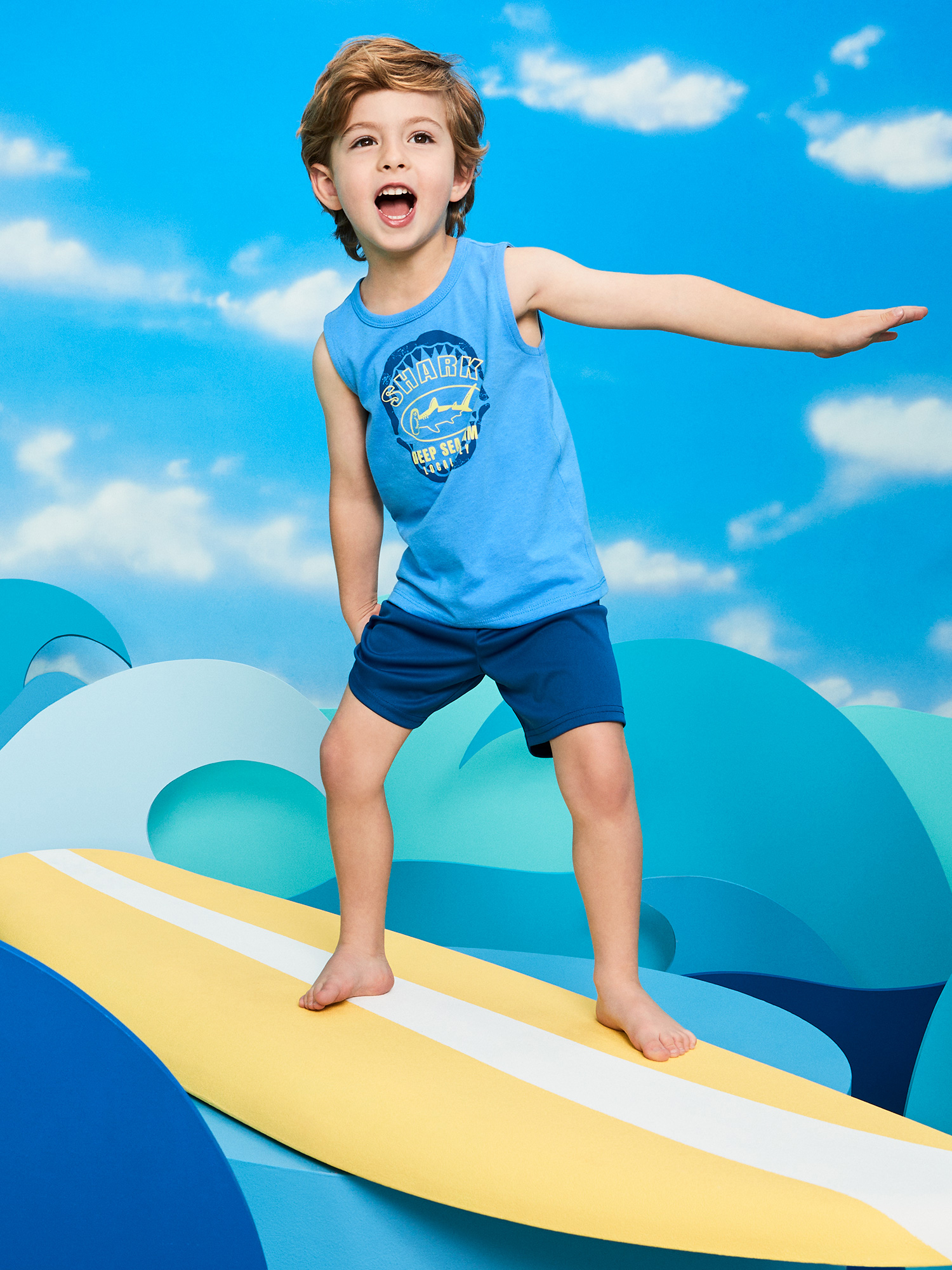 Garanimals Newborn, Baby & Toddler Boy Cotton Graphic Tank Top, Sizes 0-6T