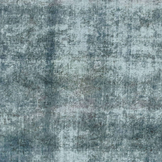 Ahgly Company Machine Washable Indoor Square Abstract Green Area Rugs, 7' Square