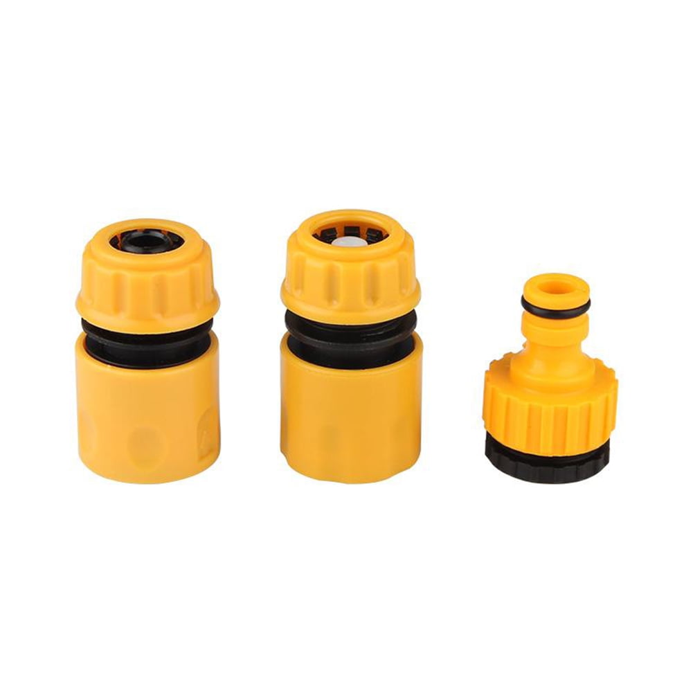 GLFSILL 3Pack Garden Water Hose Pipe Tap Connector Conection Fitting Adaptor Tab Connect