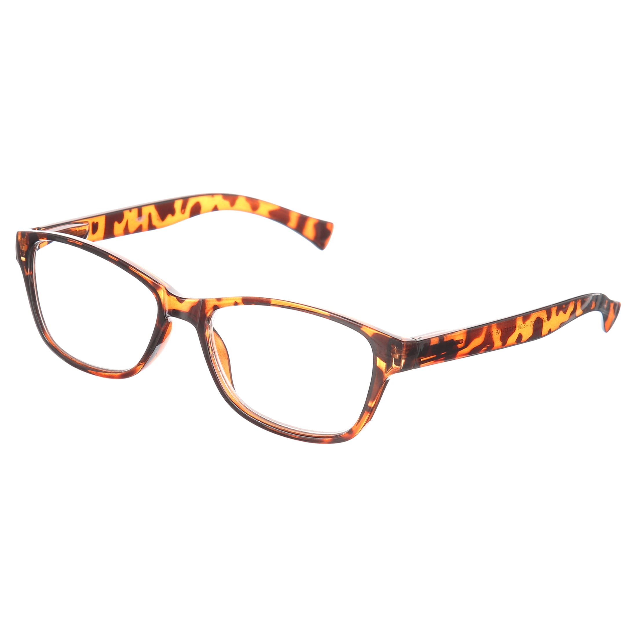 Equate 6-Pack Women's Bouquet Rectangular Reading Glasses - Variety Pack, +2.50
