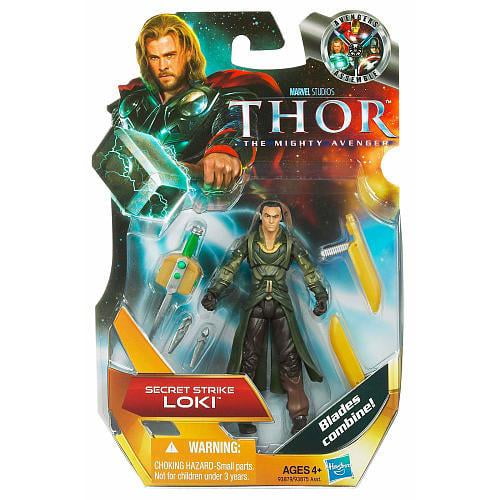Loki Marvel Avengers Movie Hasbro Walmart 2011 Thor Figure R92 for sale online 