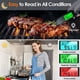 thumbnail image 4 of Termómetro de carne de lectura instantánea para cocinar, termómetro digital impermeable para alimentos para asar a la parrilla, 4 of 5