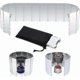 thumbnail image 1 of Foldable Wind Shield Ultra Lightweight Aluminum Wind Shield 16 Plate Stove Portable Camping Wind Shield Outdoor Foldable Wind Shield for Camping Hikin, 1 of 5