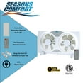 thumbnail image 4 of Seasons Comfort 9" Twin Window Fan, 3-Speed, Portable, Remote Control - FWF9R, 4 of 11