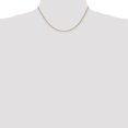 thumbnail image 2 of 14k Yellow Gold 16 Inch 1.5mm Rope Chain Necklace Pendant Charm, 2 of 9