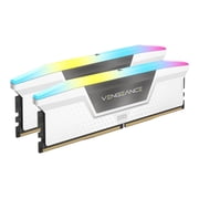 CORSAIR Vengeance RGB - DDR5 - kit - 64 GB: 2 x 32 GB - DIMM 288-pin - 5600 MHz / PC5-44800 - CL40 - 1.25 V - white