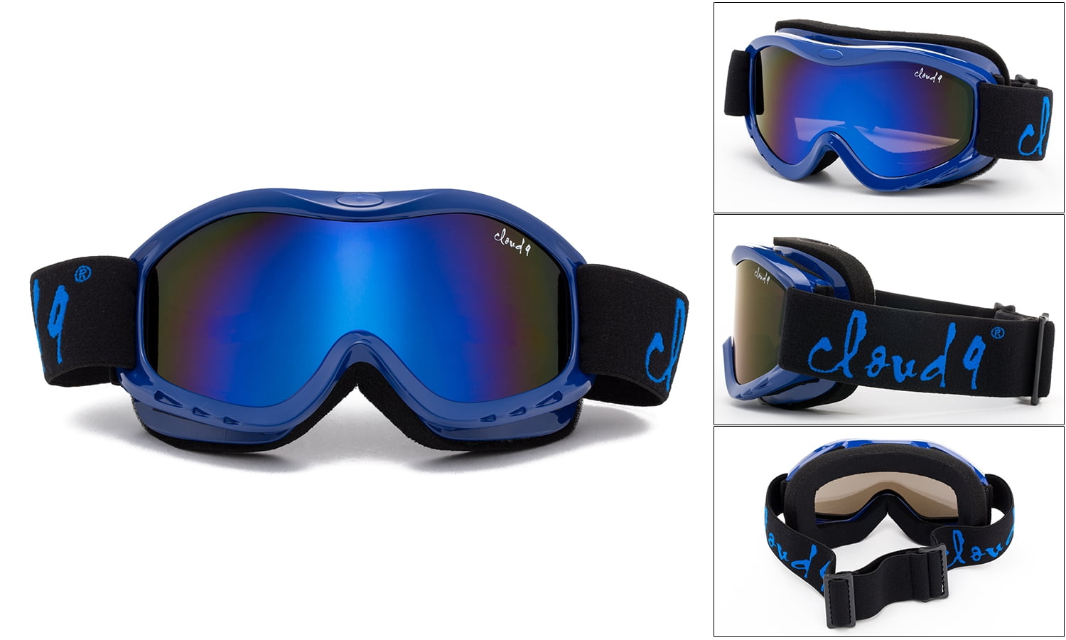 Hot Pink Girl Ski Snow Goggles Anti Fog Anti Dual Lens Winter Sport UV Cloud 9 