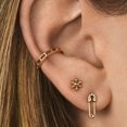thumbnail image 2 of US 10 Pack Helix Non Piercing Gold Earrings Cuff Clip on Cartilage Earrings, 2 of 5
