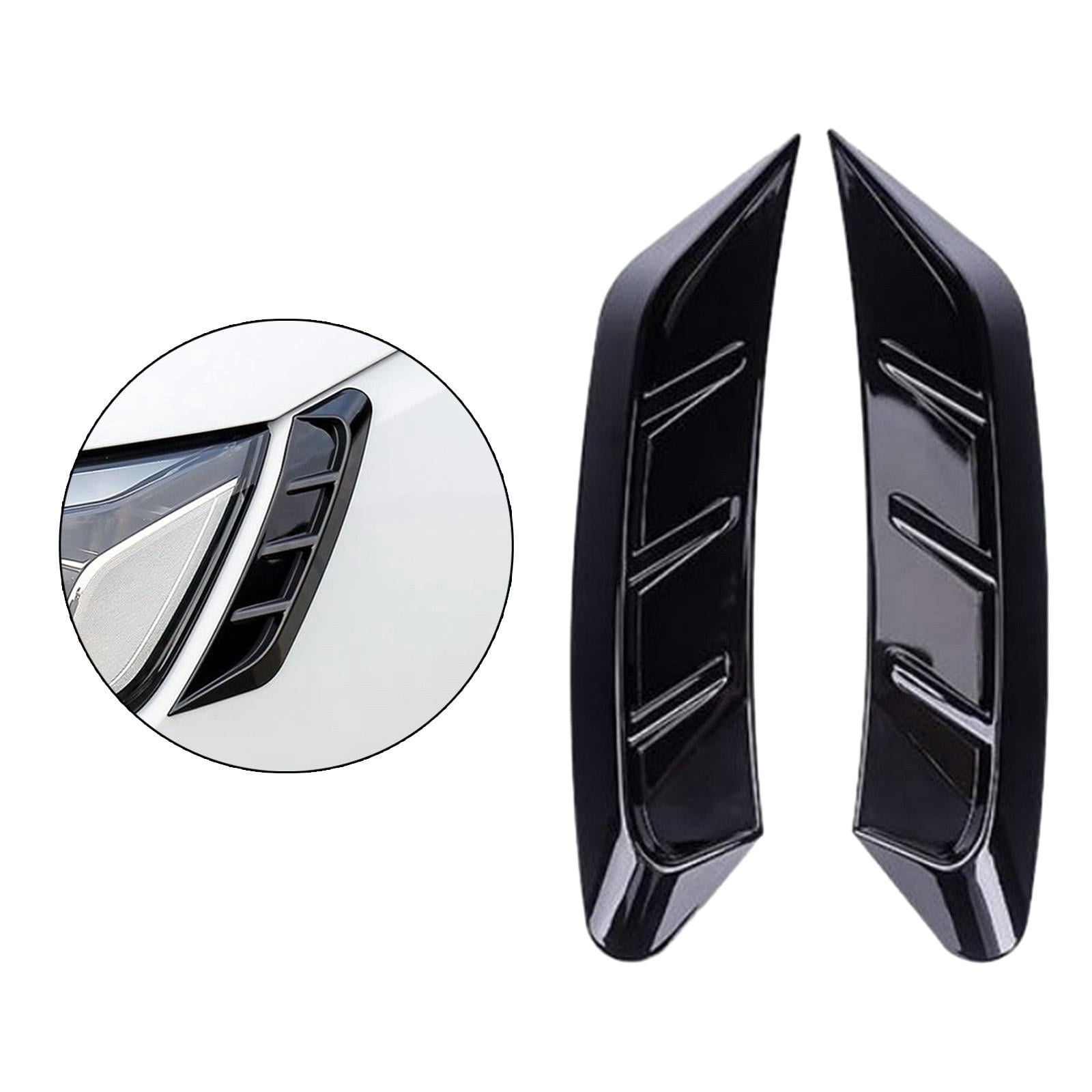 Paupières De Phare Avant Noires Brillantes Pour VW Golf 6 / NCS (2010-2018) - Lot De 2 Pièces En ABS - Décoratif & Protecteur - 9