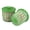 Green, variant on 2 Pcs Bird Food Baskets, Plastic Parrot Foraging Toys, Cage Treat Feeders