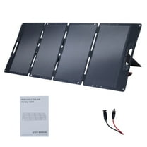 Solar Charging Panel, Portable Solar Panel for Power Station, Lightweight Foldable Solar Panel with 23.5% High Efficiency, Mc 4 Solar Cable, Ip65 Waterproof, for Outdoor Camping Rv Trip Blackout 100W