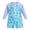 Sky Blue, variant on Girl Swimsuits Girls Long Sleeve Swimsuit With Print UPF Sun Rash Guard Swimwear For Beach