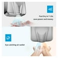 thumbnail image 3 of Automatic Hand Dryer Heavy Duty Commercial Hands Dryer, High Speed Stainless Steel Design Warm Wind Hand Blower 1400-1650W, 3 of 9