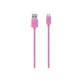 thumbnail image 4 of Belkin MIXIT USB to Micro USB ChargeSync Cable, 4 ft Cord, Pink, 4 of 7