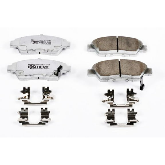 Power Stop Z26-621 Z26 Street Warrior Carbon Fiber-Ceramic Brake Pad -Front