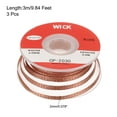 thumbnail image 2 of Uxcell Solder Wick Braid No-Clean Desoldering Wick Braid for Remove the Solder Electrical Components 0.08 Inch x 10 Feet, 2 of 5