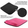 thumbnail image 4 of NEX Ergonomic Mouse Pad with Wrist Support, Memory Foam Keyboard Wrist Rest for Computer, Pink (NX-PAD003), 4 of 7