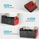 thumbnail image 4 of Organizador para maletero de coche, sencillo, de lujo, impermeable, rojo, 2 compartimentos, 4 of 7