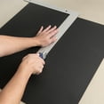 thumbnail image 3 of Genesis 2ft x 2ft Black Smooth Pro Ceiling Tiles - Easy Drop-in Installation - Waterproof, Washable and Fire-Rated - High-Grade PVC to Prevent Breakage - Package of 12 Tiles, 3 of 6