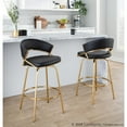 thumbnail image 5 of LumiSource Jie Fixed-Height Counter Stool - Set of 2, 5 of 11