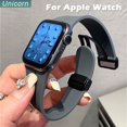thumbnail image 2 of Correa De Silicona Para Apple watch band 45mm 44mm 40mm 41mm 42mm 38mm 44 45 mm Pulsera Magnética iWatch Series 7 se 6 5 3 8 ultra 49mm, 2 of 4