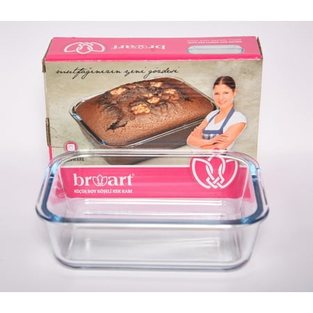 

Nily Glass-Glass Baking Dish - Cake Pan (6.4 cup - 8.7 x 6.5 x 2.6 inch )