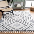 thumbnail image 1 of SAFAVIEH Moroccan Iacopo Diamond Tassel Shag Area Rug, 1 of 7