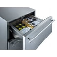 thumbnail image 4 of Summit ADRD24 24 Stainless Steel ADA Compliant Drawer Refrigerator with 4.8 cu. ft. Capacity  Outdoor Approved  Frost-Free Operation  Digital Thermostat and LED Lighting, 4 of 5