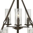 thumbnail image 5 of Farmhouse Nine Light Chandelier in Oil Rubbed Bronze Finish Bailey Street Home 81-Bel-1802434, 5 of 5