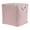 Pink, variant on Unique Bargains 13 Inch Square Fabric Collapsible Storage Basket Bin with Handle Pink