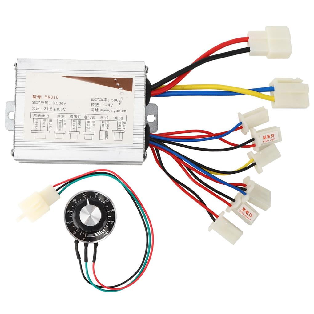 36V 500W Scooter Brush Motor Controller with Good Heat Dissipation