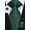 Emerald Green, variant on Mens Gold Ties Silk Paisley Necktie and Pocket Square Cufflinks Set
