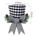 thumbnail image 4 of Christmas Tree Topper Retractable Top Hat Xmas Treetop Star Decorations Party Home Decor, 4 of 8
