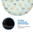 thumbnail image 5 of Disketp Different Breeds of Dogs Small Mouse Pad 7.9x7.9 Inches,Washable Round Mousepad for Office Laptop Computer,Non-Slip Rubber Base Mouse Pads for Wireless Mouse, 5 of 8